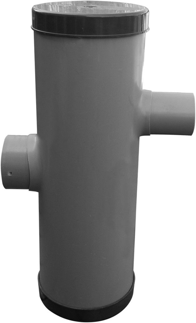 Hydroblob Zandvangput met loofscheider ZVP-PD 615h Ø20cm,in-enuitlaatØ100mm