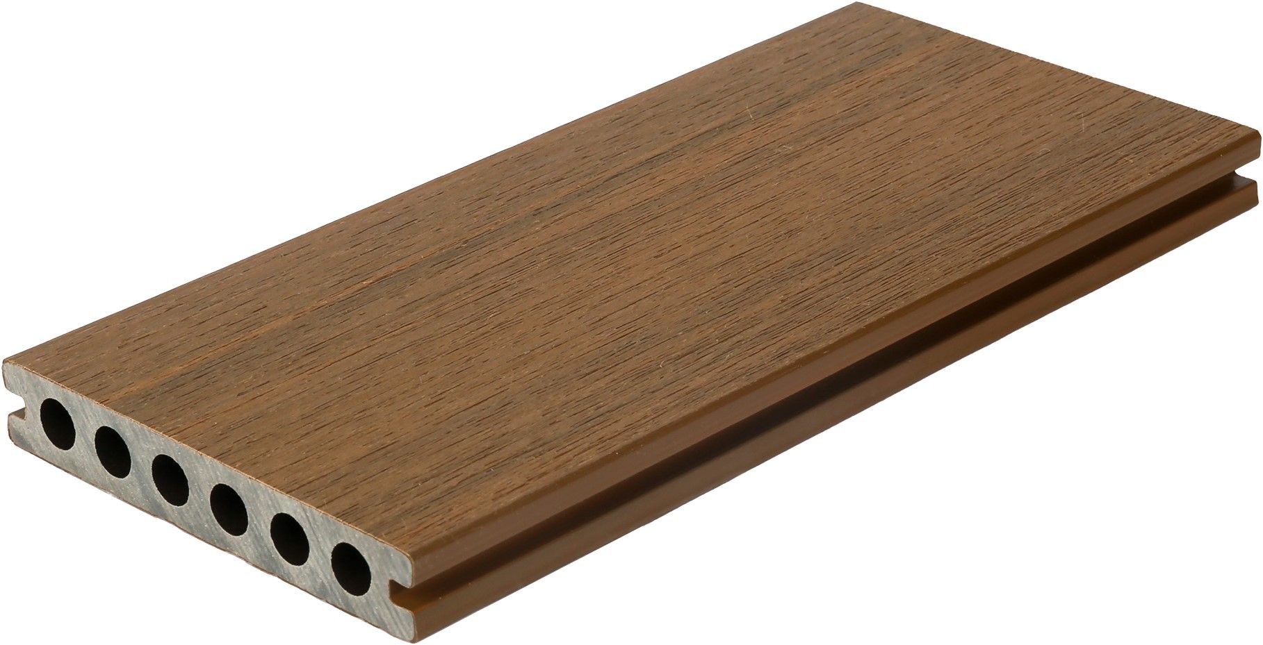 NewTechWood composiet co-extrusie dekdeel houtstructuur 2,3x13,8x300cm, Teak