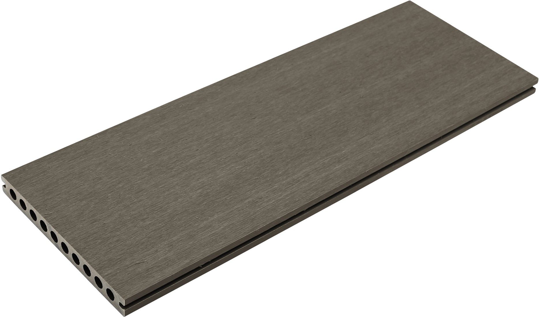 NewTechWood composiet co-extrusie dekdeel houtstructuur 2,3x21x400cm, Silver Gray