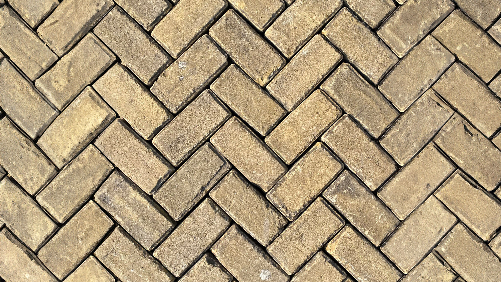 Gebakken keiformaat oud gebruikt Geel (los gestort)