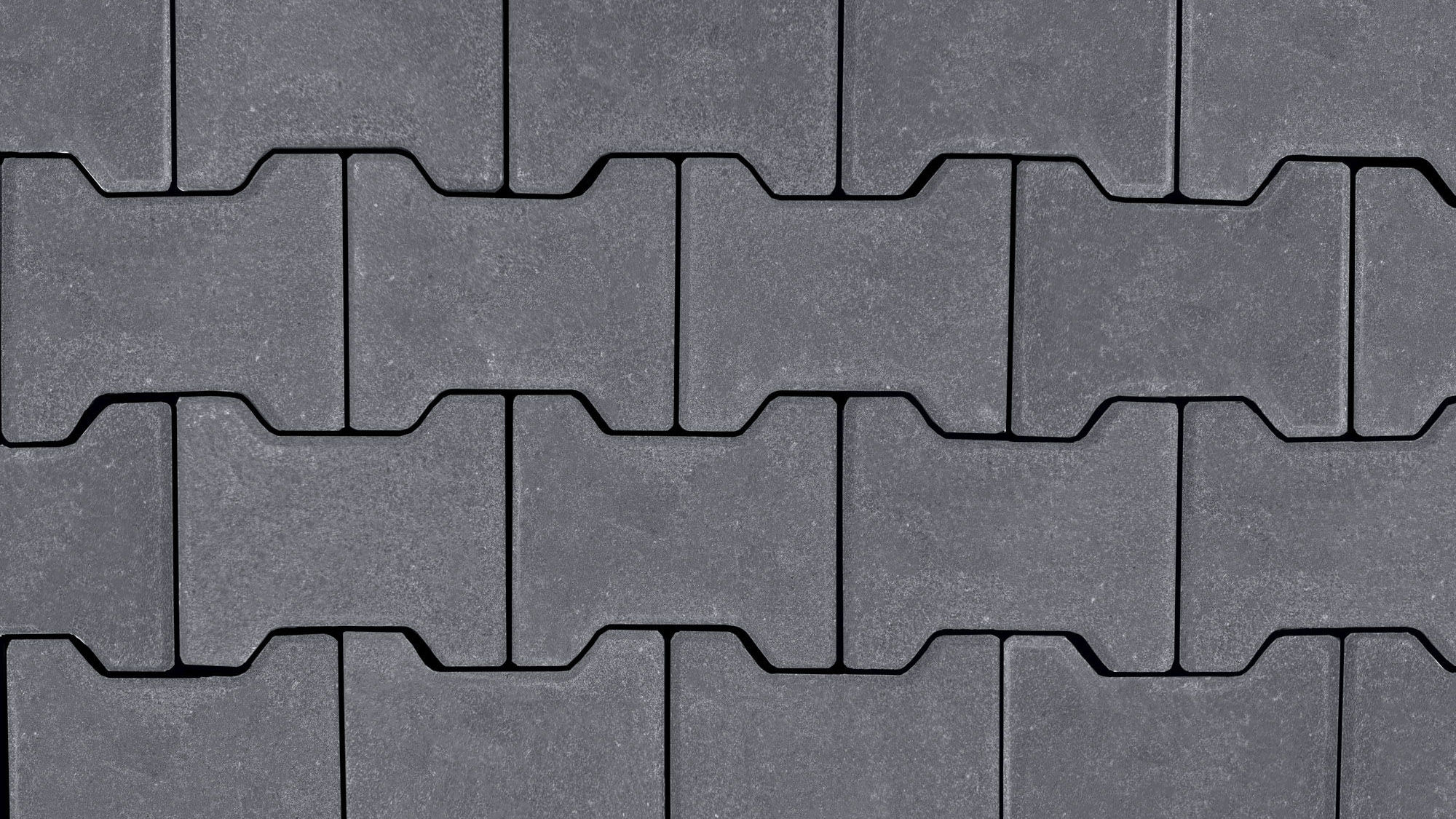 Beton H-profielklinker 10cm Zwart MP