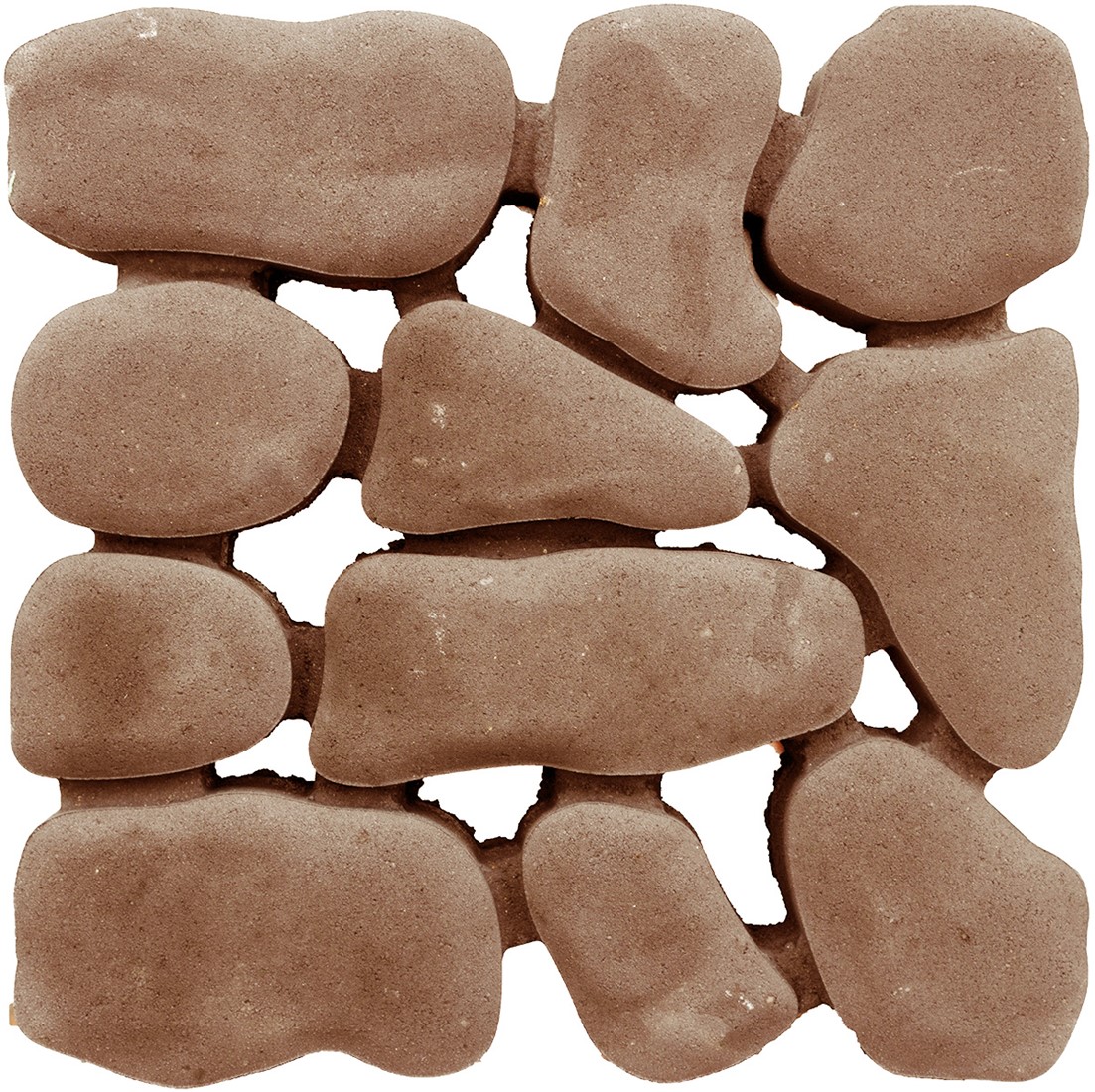 Keigrassteen 45x45x10cm Bruin