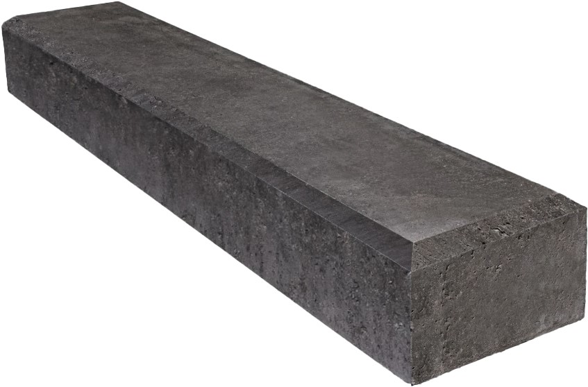 Schellevis Oud Hollandse betonbiels 100x20x12cm Carbon