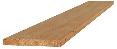 Douglas geschaafde plank 1,8x16,0x400cm groen geïmpr. (W44340)
