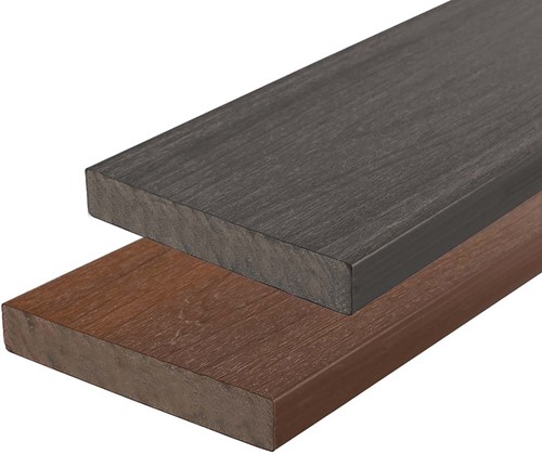 Gardendecking composiet kantplank 2,3x13,8x300cm grey wood