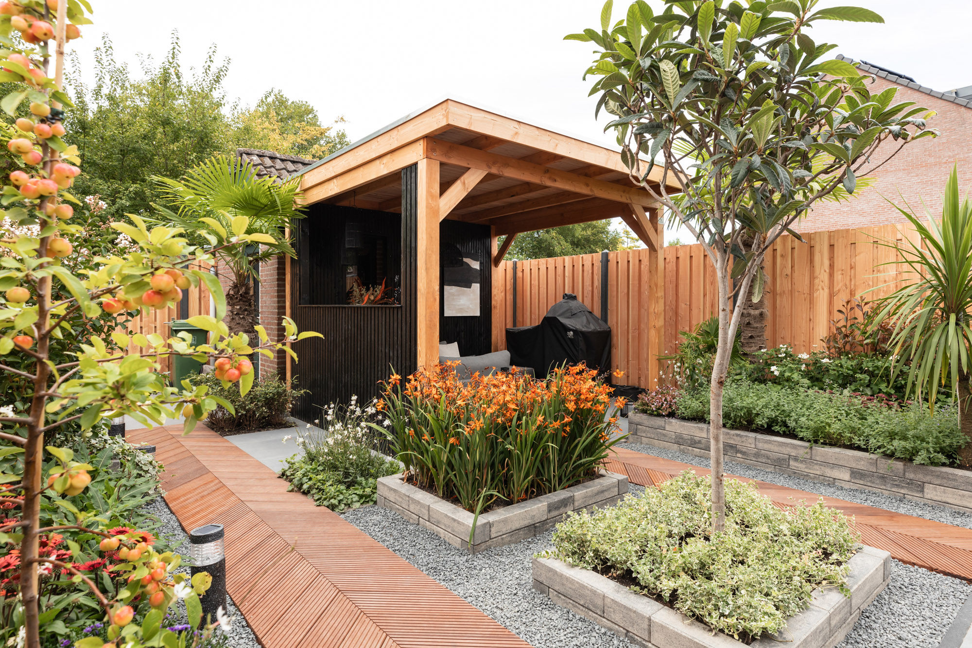 Ruim assortiment tuinhout